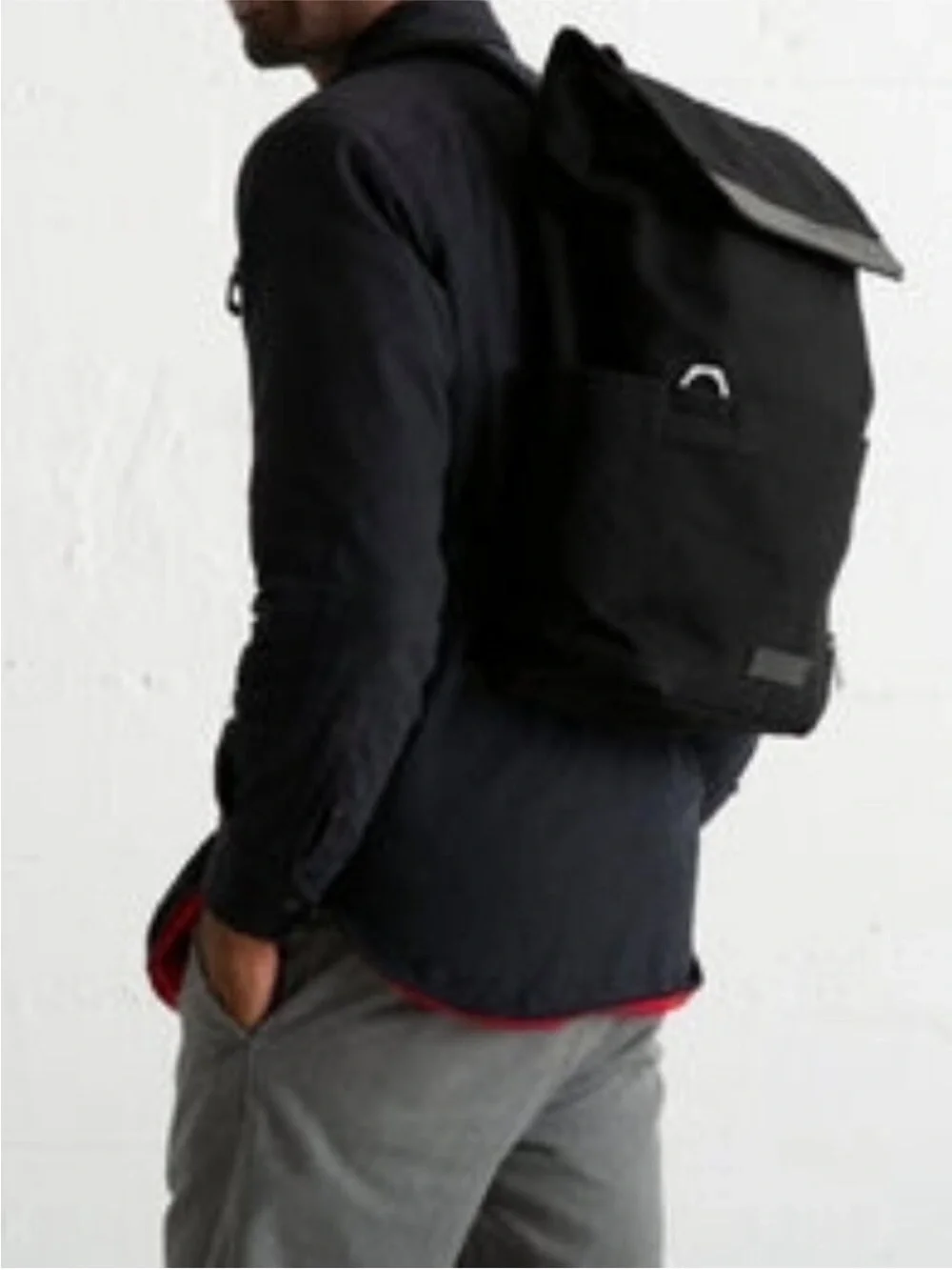 Timbuk2 Foundry Pack is a black canvas backpack